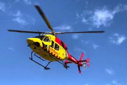 Imatge d'arxiu d'un helicòpter GRAE dels Bombers