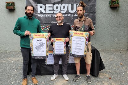 Daniel Recasens, regidor de Cultura i Política Lingüística de l'Ajuntament de Reus, en la presentació de la 32a edició del Reggus.