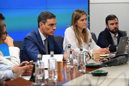 Sánchez i Aagesen es reuneixen amb la presidenta de Red Eléctrica, Beatriz Corredor