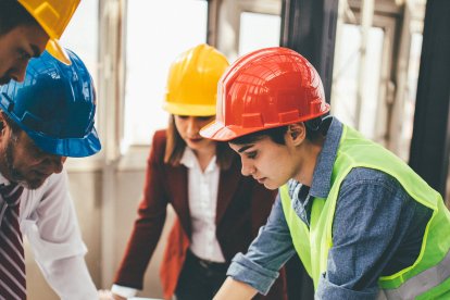 Sólo un 20% de las personas que trabajan en el sector de la construcción son mujeres.