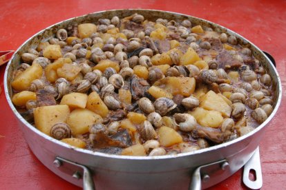Imatge d’espineta amb caragolins.
