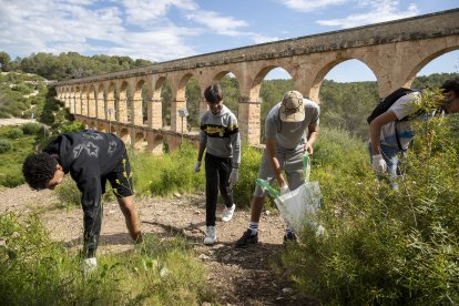 Alumnos del Centro de Nuevas Oportunidades del Camp de Tarragona participaron ayer.