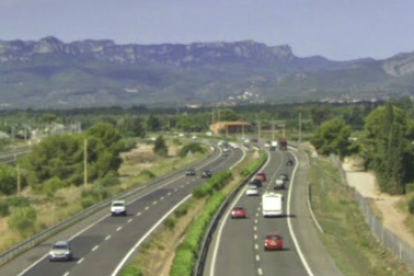 Imagen de la Ap-7 a la altura de Mont-roig del Camp.