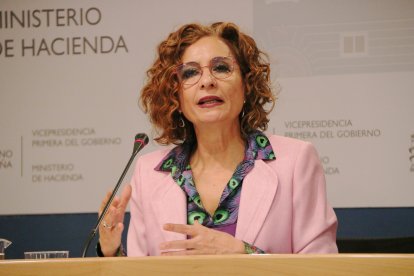 Imatge d'arxiu de la vicepresidenta primera i ministra d'Hisenda, María Jesús Montero
