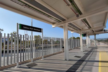 Imagen de la nueva estación de Salou- PortAventura.