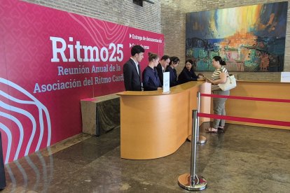 Imatge d'un acte al Palau de Congressos.