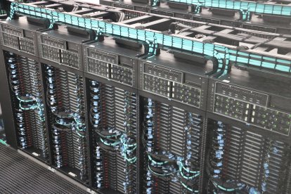 Una parte del MareNostrum 5, el nuevo superordenador de la Barcelona Supercomputing Center.