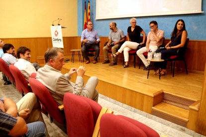 Presentación de las oficinas empresariales en la Cámara de Comercio de Tortosa.