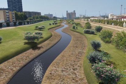 Render del projecte de renaturalitzaciódel riu Francolí.