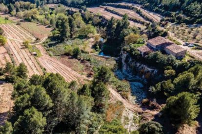 Terrazas fluviales en el río Gaià -ACA