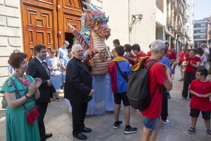 Imagen del Superdragón durante la celebración