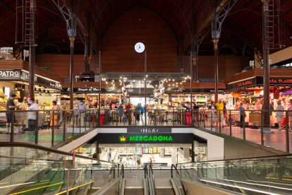 Interior del Mercat Central de Tarragona.