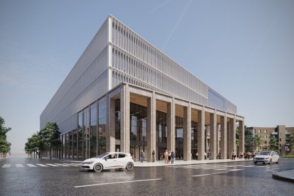Imatge virtual del futur Fòrum de la Justícia de Tarragona.