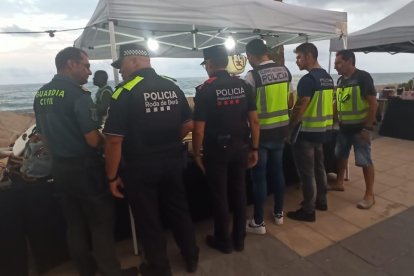 Imatge de l'operatiu dut a terme a Roda de Berà.