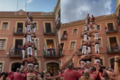 El 4d8 y el 5d8 de los Xiquets de Reus al Catllar.