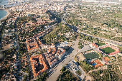 Imatge aèria de la zona de Llevant.
