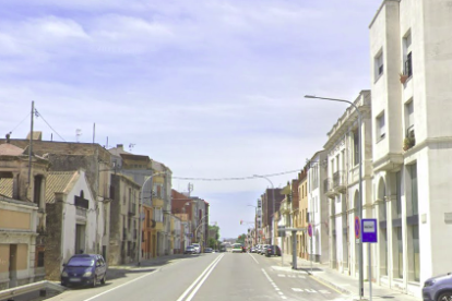 Imatge de l'N-340 en el seu pas per l'Arboç.