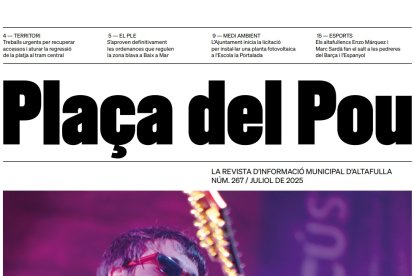 Cabecera de la edición de julio de 2025 de la revista municipal.