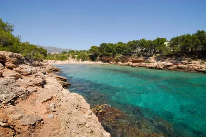 Imatge de Cala Forn, a l’Ametlla de Mar.