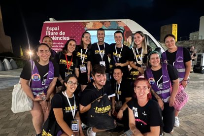 Membres del Komando Q i del Punt Lila de l'any passat.