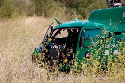 El dispositiu dels Agents Rurals dur a terme vigilància aèria amb helicòpter
