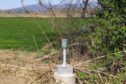 Detall d'un dels piezòmetres.