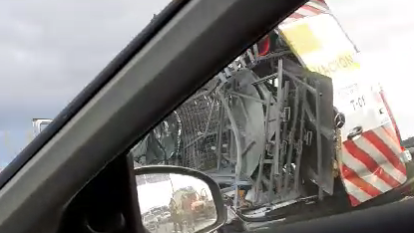 Vídeo del resultat de l'accident