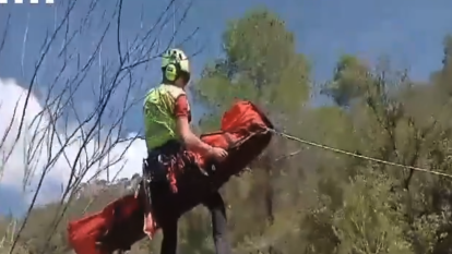 Vídeo del rescat de l'excursionista