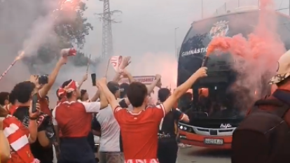 La rebuda del Nàstic a Zubieta