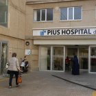 Imagen de archivo del 12 de marzo de Pius Hospital de Valls, donde también se atienden pacientes de COVID-19.