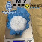 Imagen de la droga interceptada.
