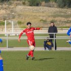 Marc Álvarez durant el partit amistós contra el FA 2000.