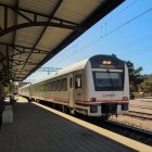Imatge d'arxiu d'un tren de Rodalies a Valls.