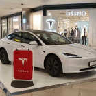 Imatge de la nova botiga de Tesla al Parc Central.