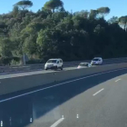El vehicle circulant en contra direcció per la C-31.