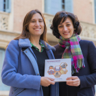 Carme Melero i Núria Capella, autora i il·lustradora del llibre.