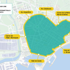 Imatge de plànol de la ZBE a Tarragona.