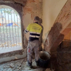 Imatge de les actuacions al celler de Cambrils.