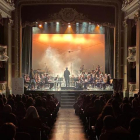 Imatge de la Banda Simfònica de Reus al Teatre Bartrina.