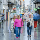 Imatge d'arxiu d'un episodi de pluja a Tarragona.