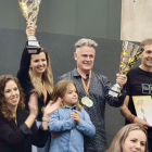 Javi Torrente amb el trofeu.