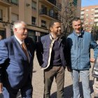 Garriga, acompanyat dels regidors de Vox a Reus.