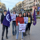 La Plataforma 8M del Camp va fer una crida a la vaga ahir a la tarda en roda de premsa