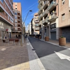 Imatge del carrer Orosi després de la remodelació
