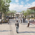 Render del projecte de transformació de la plaça dels Carros previst pel Port de Tarragona.