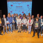 Els autors i els editors del 9 Grup, aquest dimarts al Magatzem de Tarragona.