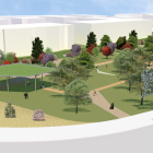 Render del Parc de l'Esquirol de Cambrils.