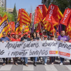 Imatge d'arxiu de la protesta de l'1 de maig de l'any passat.