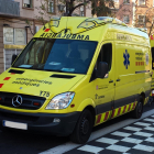 Imatge d'arxiu d'una ambulància del SEM.