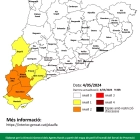 Imatge del mapa del Pla Alfa d'aquest dissabte